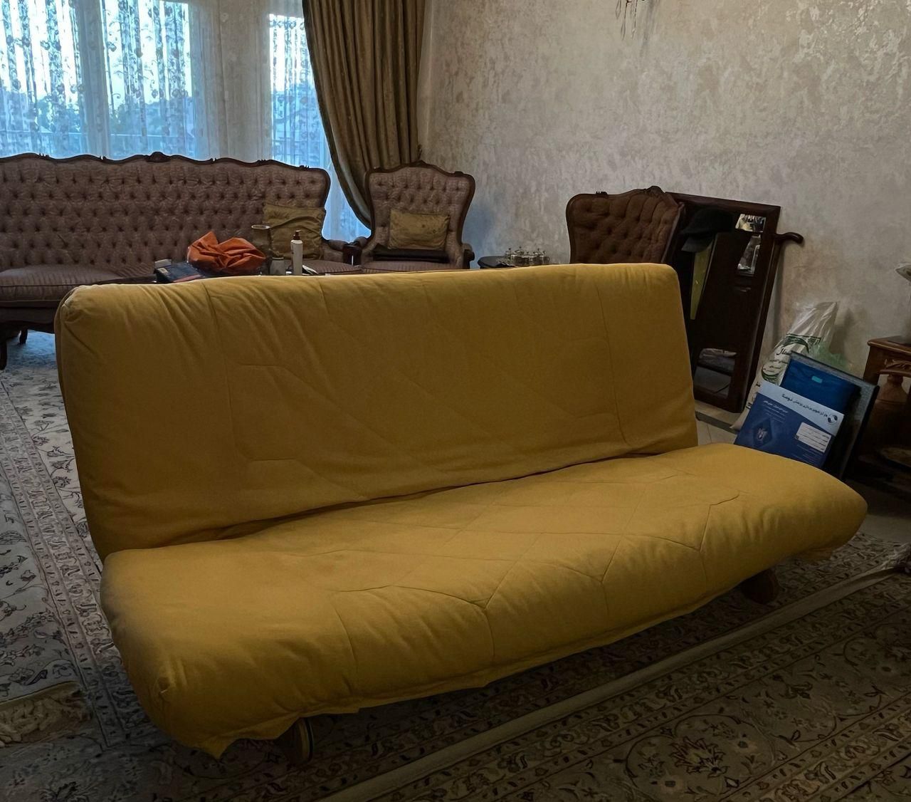 میل راحتی برند استقبال ترکیه سه حالته. اصل|مبلمان خانگی و میز عسلی|تهران, نیاوران|دیوار