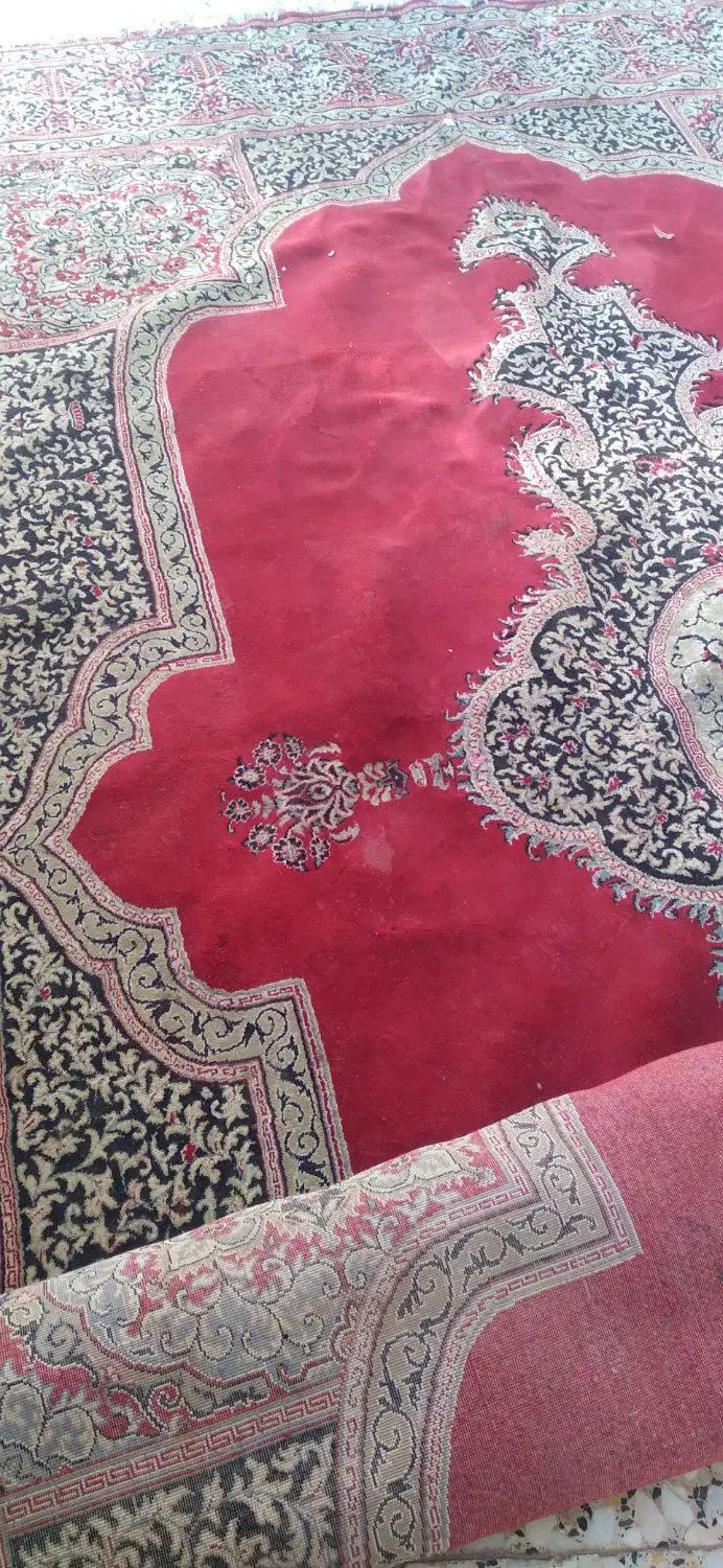 فرش قدیمی سالم توانباری بوده زیاد استفاده نشده|فرش|بندرعباس, |دیوار