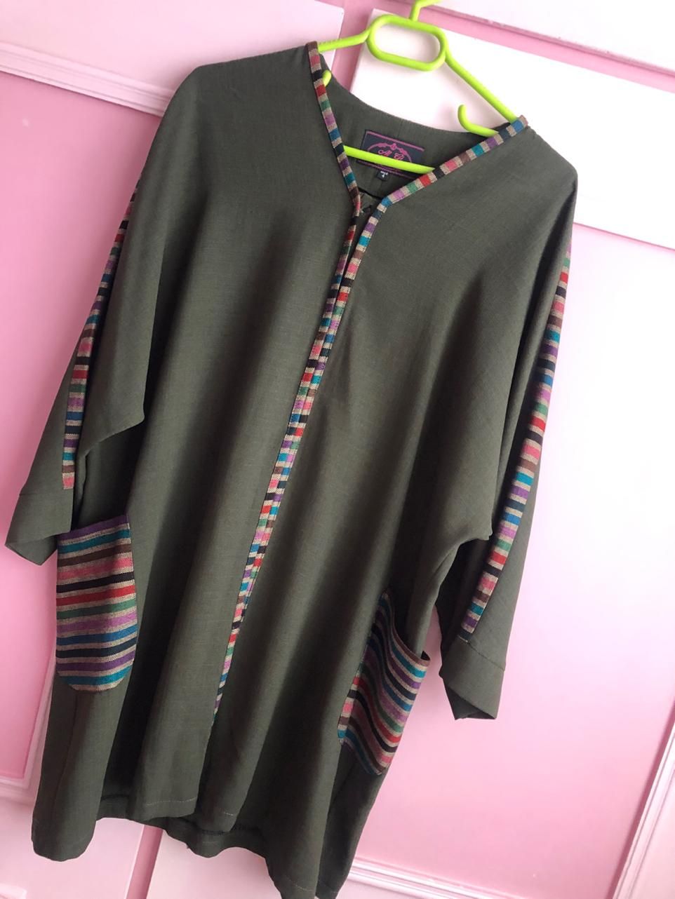 مانتو سبز یشمی مناسب سایز۴۶تا۵۰/۵۲|لباس|تهران, فاطمی|دیوار