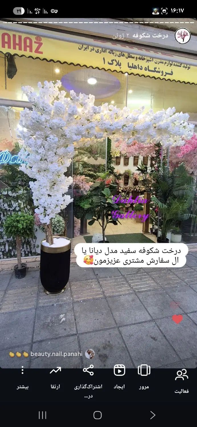 گالری داهلیا ،گل مصنوعی|گل مصنوعی|تهران, شوش (باغ آذری)|دیوار