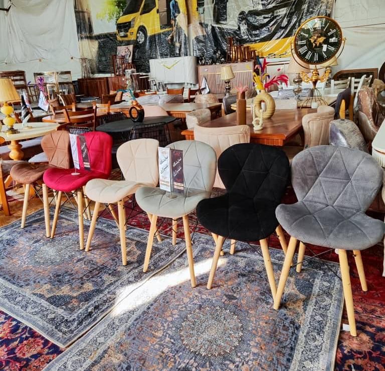 صندلی غذاخوری مدل زین اسبی پایه ایفلی (تک و عمده)|میز و صندلی غذاخوری|شیراز, وزیرآباد|دیوار