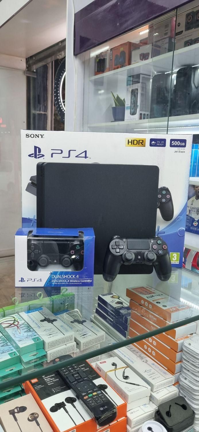 کنسول بازی PS4 اسلیم دو دسته|کنسول، بازی ویدئویی و آنلاین|نظرآباد, نظرآباد|دیوار