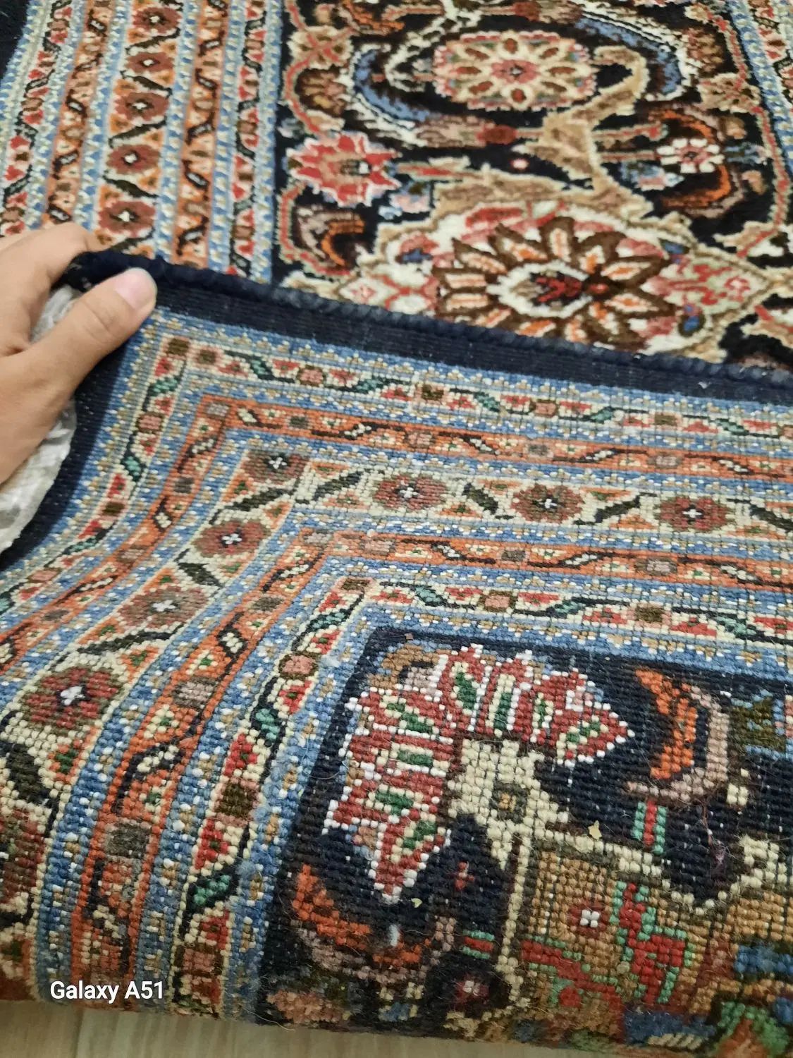 دو عدد فرش ماهی ۱۲متری ۴۰ رج|فرش|تبریز, |دیوار
