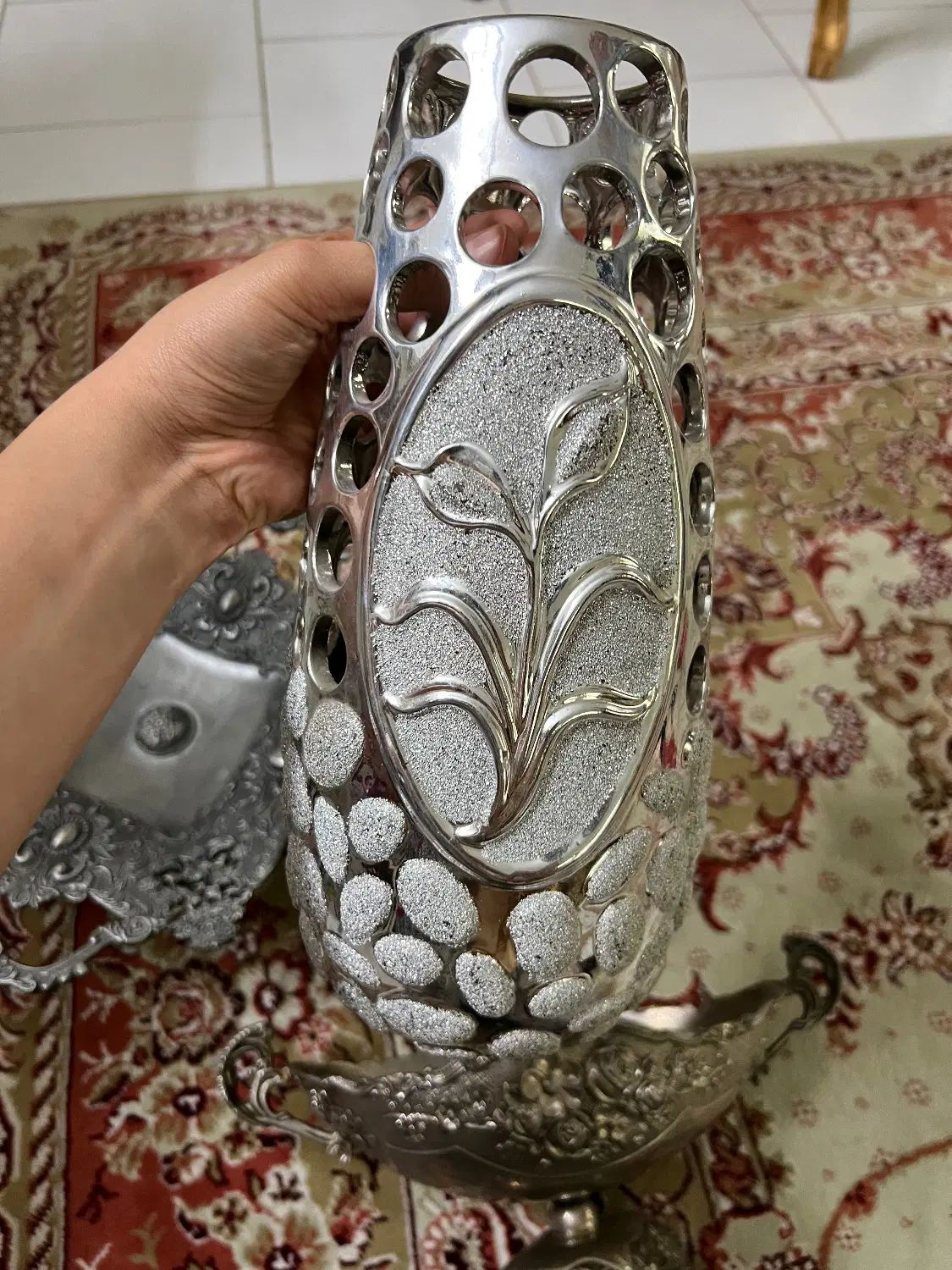 انواع دکوری سیلور ،شکلات خوری ،گلدان ،شیرینی خوری|صنایع دستی و سایر لوازم تزئینی|کرج, شاهین‌ویلا|دیوار