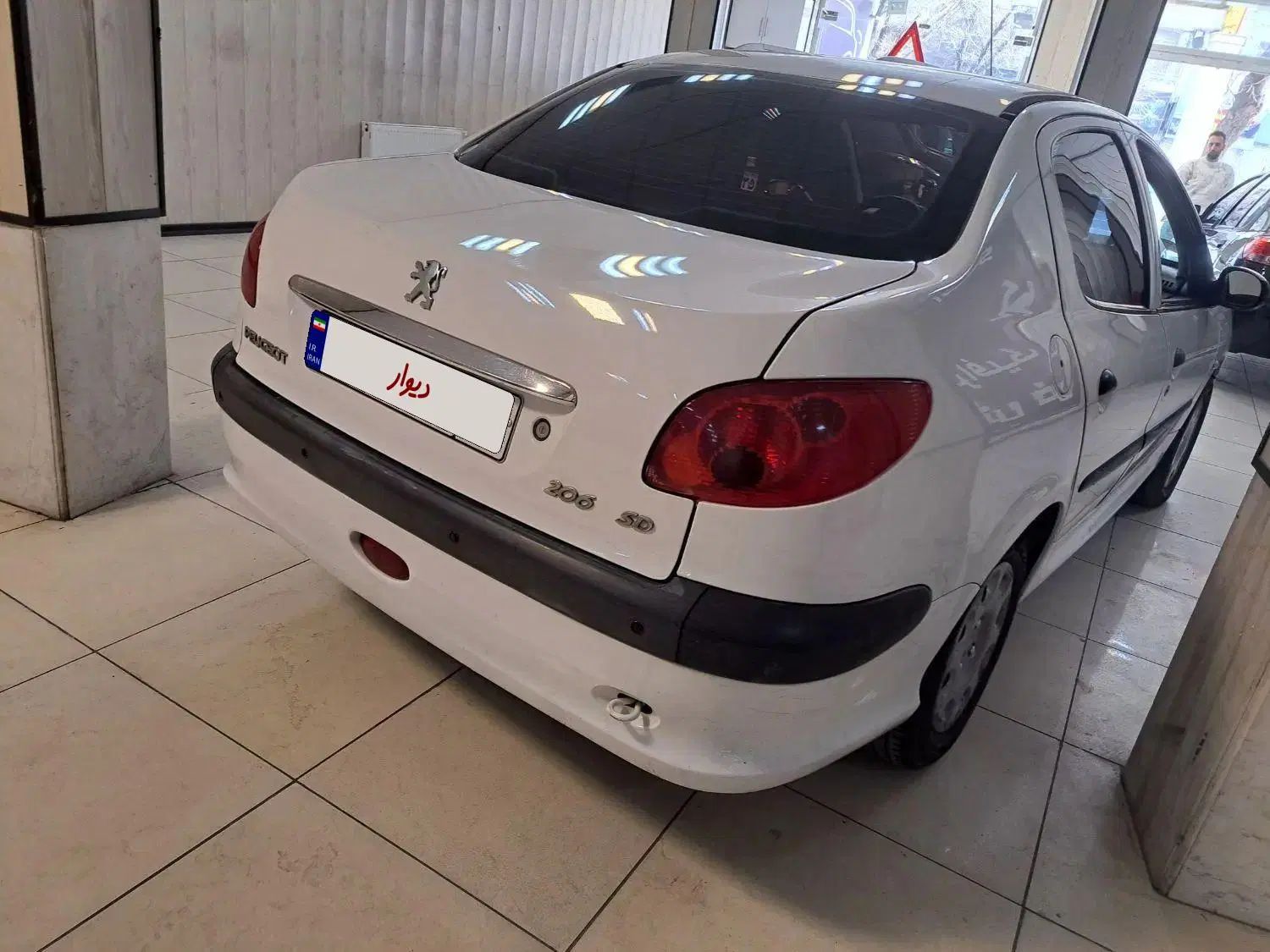 پژو 206sd سفید V8 مدل ۹۴ اقساطی|خودرو سواری و وانت|تبریز, |دیوار