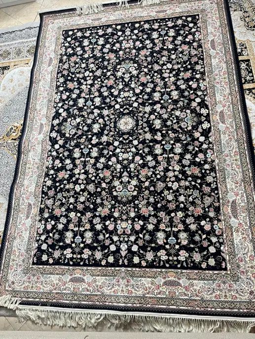 یک فرش ۹متری و یک ۶ متری ۱۲۰۰ شانه سرمه ای نو|فرش|تهران, بریانک|دیوار