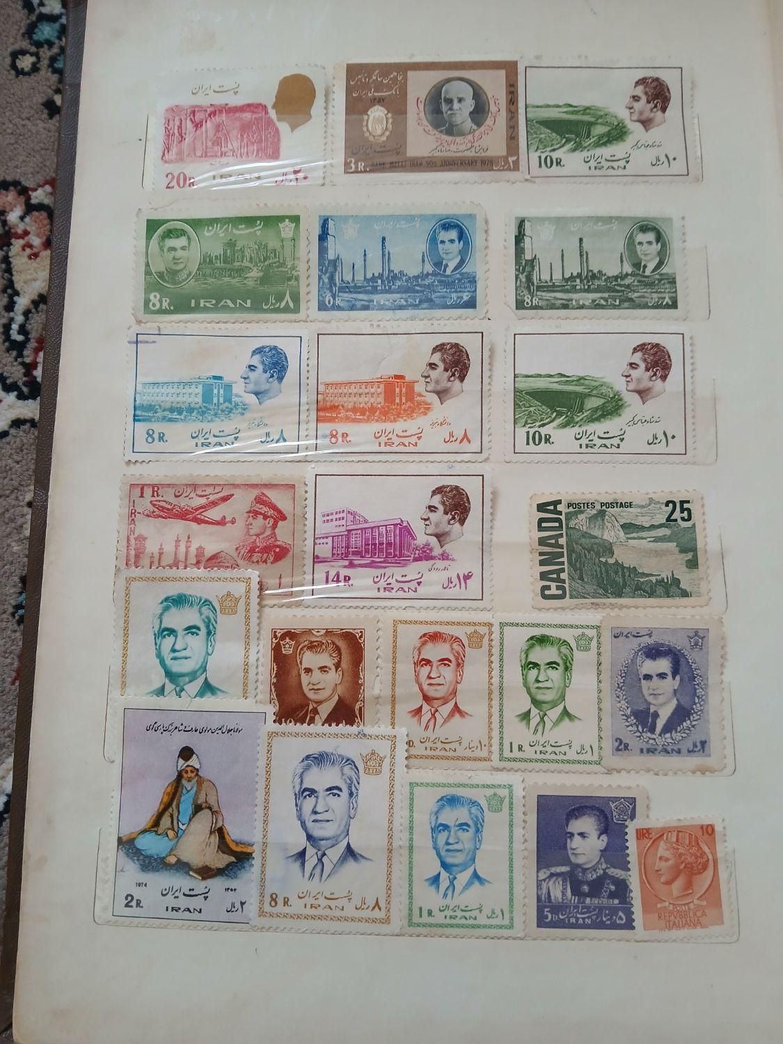 آلبوم تمبر بدون مهر|کلکسیون سکه، تمبر، اسکناس|قزوین, |دیوار