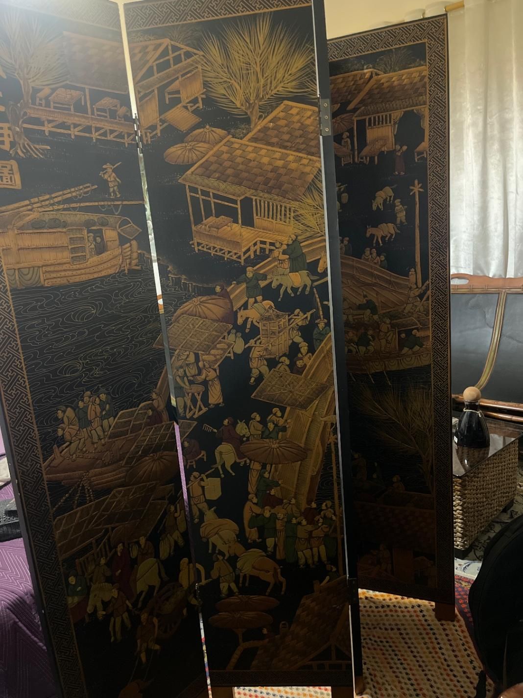 پاراوان  آنتیک خارجی دست ساز|کلکسیون اشیاء عتیقه|کرج, فاز ۱ مهرشهر|دیوار