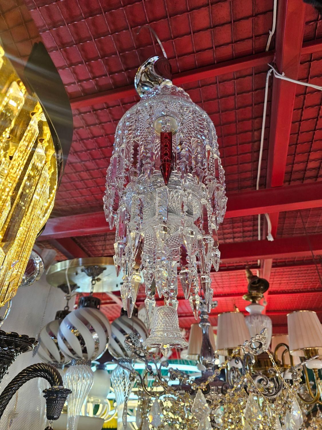 لوستر باکارات ۶ لامپ|لوستر و چراغ آویز|کرمان, |دیوار