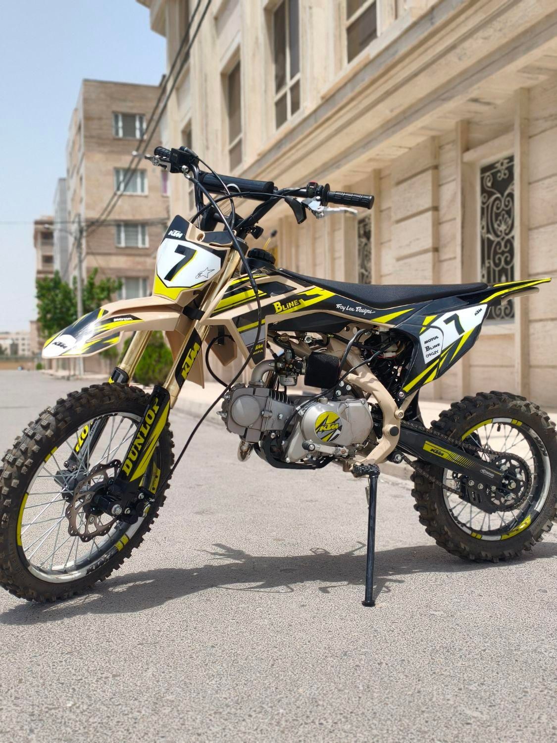 موتور تریل هاسکی جدید مینی کراس طرح ktm|موتورسیکلت|شیراز, مبعث|دیوار