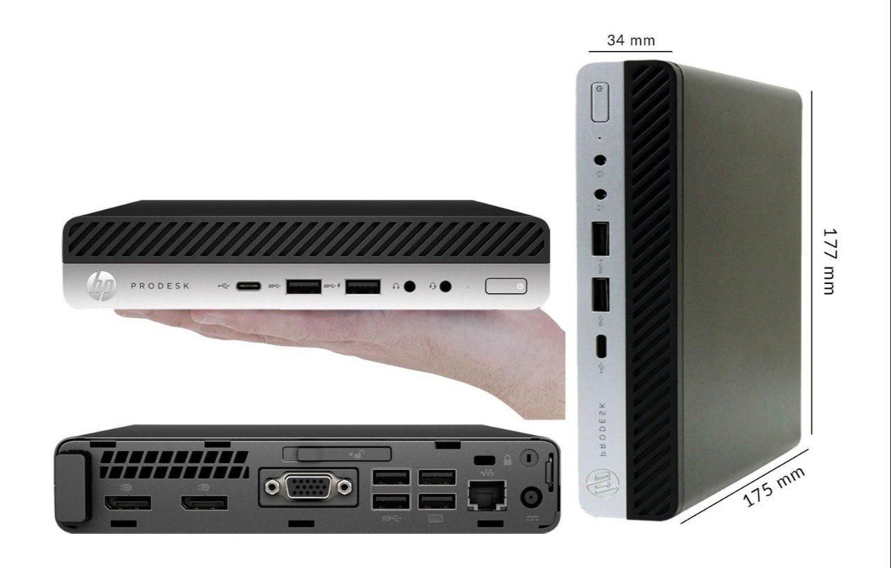 مینی کیس تاینی hp g3 با رم 8g ddr4 و nvme m2 256g|رایانه رومیزی|تهران, بهجت‌آباد|دیوار