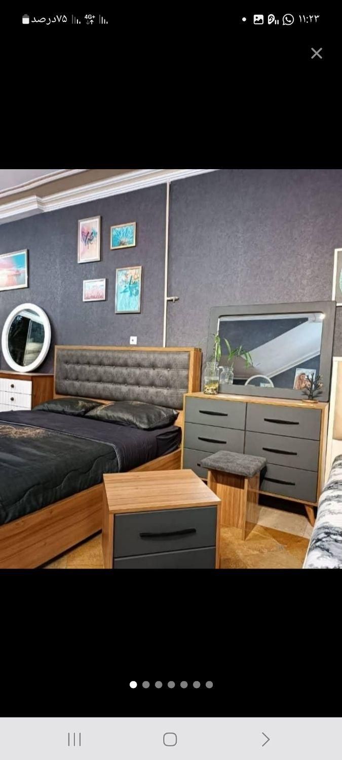 تشک و تختخواب تک نفره با ست و باکس|تشک تختخواب|یاسوج, |دیوار