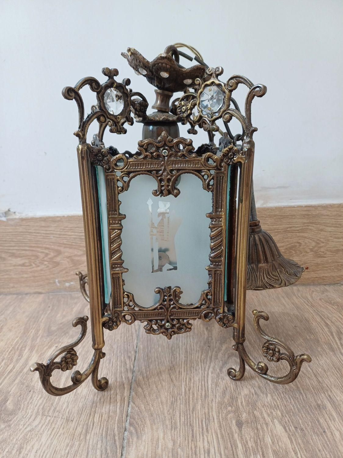 لوستر برنز اصلی|لوستر و چراغ آویز|مهاباد (آذربایجان غربی), |دیوار