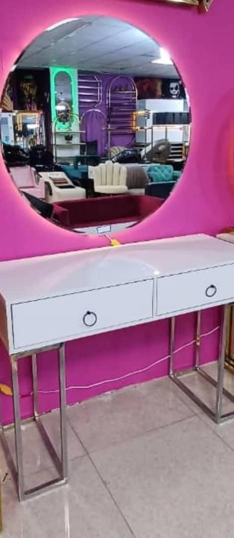 آینه کنسول صندلی ترولی میزناخن سرشور آرایشگاهی|آرایشگاه و سالنهای زیبایی|بیجار, |دیوار
