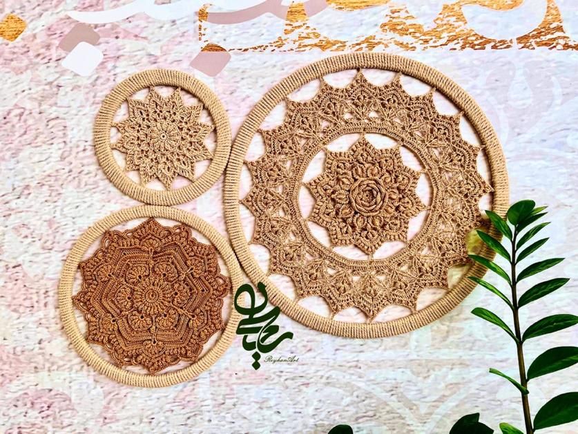 دکوری،آیینه،تابلو،قلاب بافی،ماندالا|صنایع دستی و سایر لوازم تزئینی|قم, شهرک شهرداری|دیوار