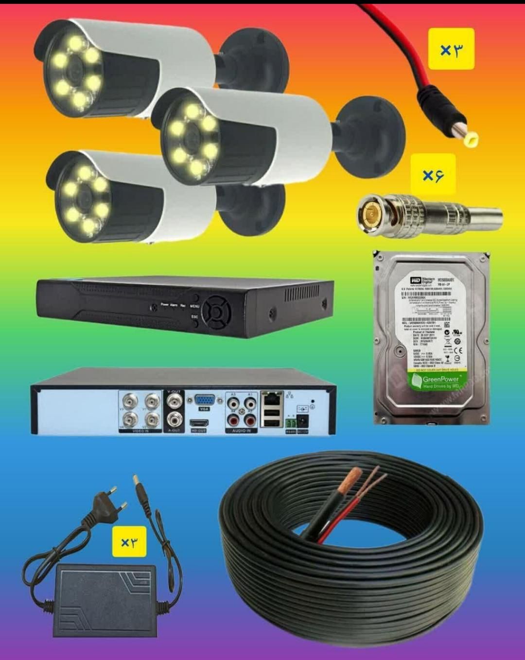 فروش نصب پشتیبانی دوربین های مداربسته و تجهیزات|دوربین مداربسته|چابهار, |دیوار