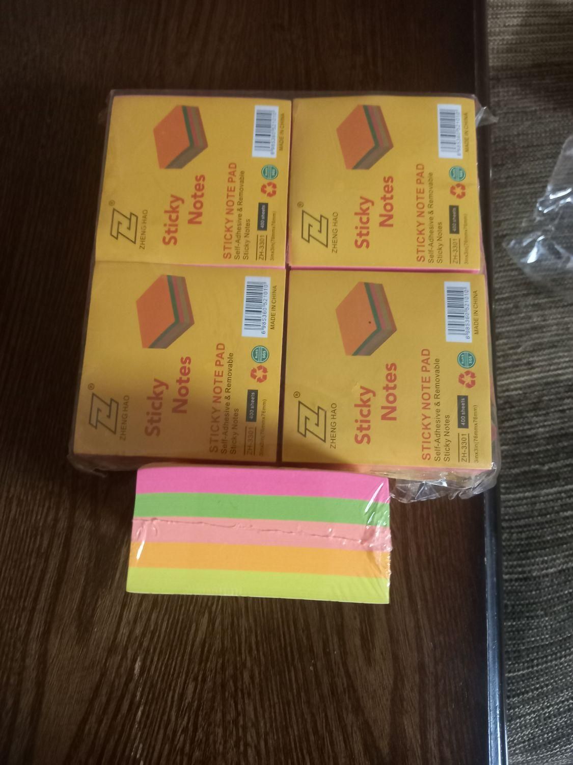 کاغذ یاداشت چسبی رنگی 7/5*7/5|لوازم التحریر|پرند, فاز ۶|دیوار