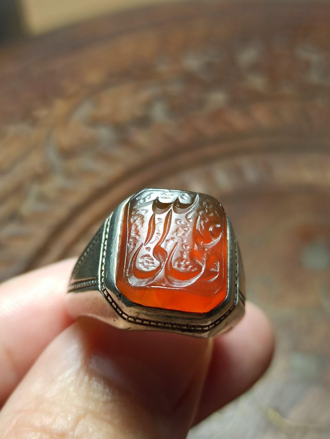 انگشتر عقیق علی ولی الله|جواهرات|رشت, شهرک صبا|دیوار