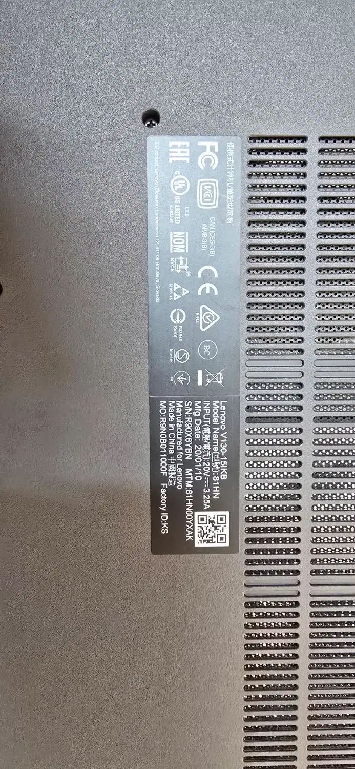 لپ تاپ Lenovo V130-15IKB|رایانه همراه|مشهد, هفده شهریور|دیوار