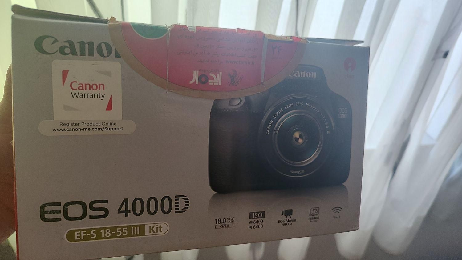 دوربین کنون 4000D|دوربین عکاسی و فیلمبرداری|لاهیجان, شهرک جانبازان|دیوار