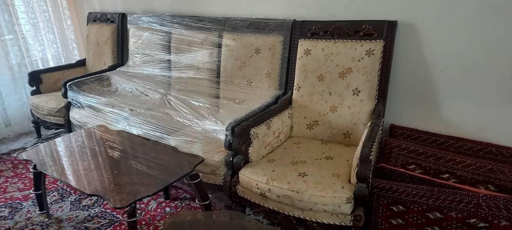 مبلمان استیل ۹ نفره استیل|مبلمان خانگی و میز عسلی|اصفهان, شاهزید|دیوار