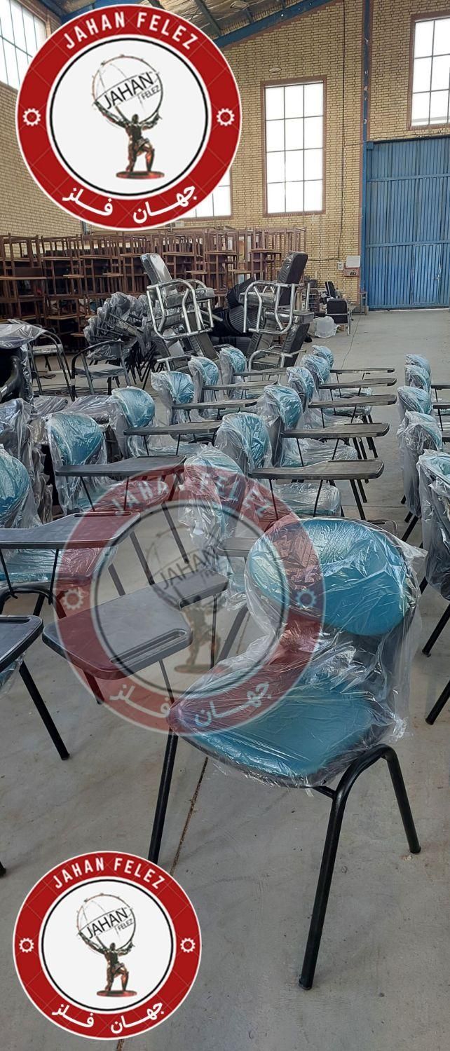 صندلی دانشجویی/محصلی دسته دار/آموزشی (سبز درباری)|صندلی و نیمکت|رباط‌کریم, |دیوار