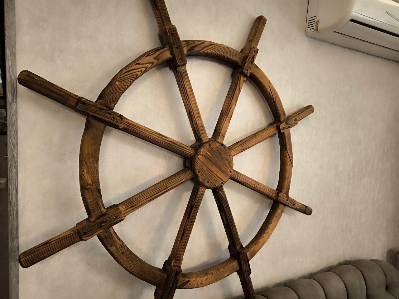 سکان کشتی (چوب نراد )|صنایع دستی و سایر لوازم تزئینی|رشت, پل تالشان|دیوار