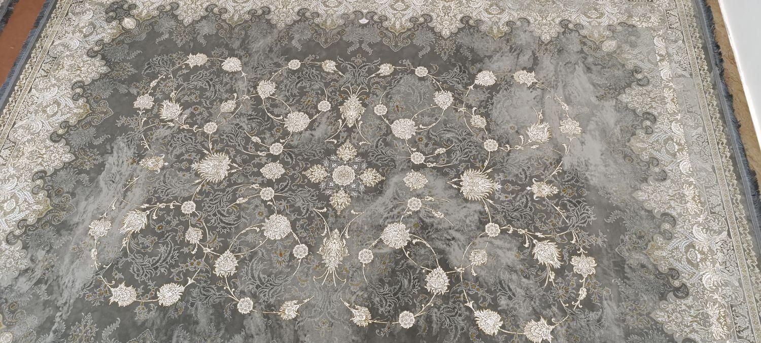 فرش اعلای کاشان،3در4(12متری)1200شانه برجسته طلاکوب|فرش|لردگان, |دیوار