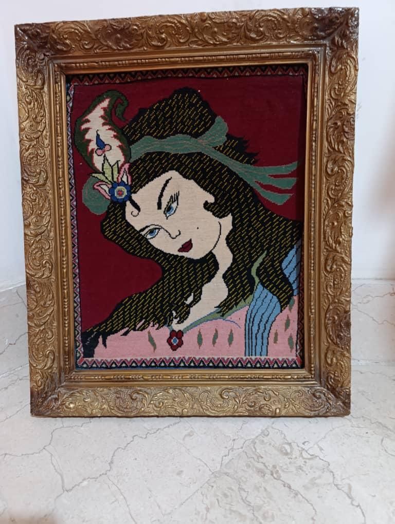 تابلو فرش دستباف کرکی|تابلو فرش|کاشان, الغدیر|دیوار