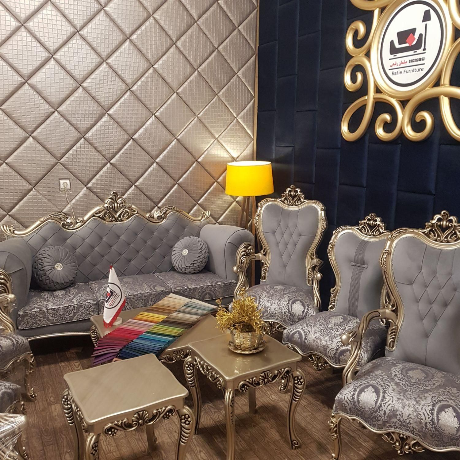 مبل مدل گندم ۹ نفره با میز ۳ تیکه|مبلمان خانگی و میز عسلی|اصفهان, ماشاده (رهنان)|دیوار
