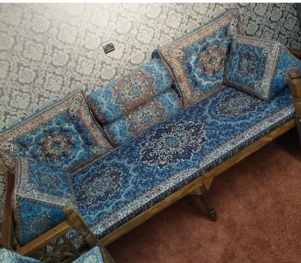 شاهنشین ابی فیروزه ای نو نو|مبلمان خانگی و میز عسلی|مشهد, فرودگاه|دیوار