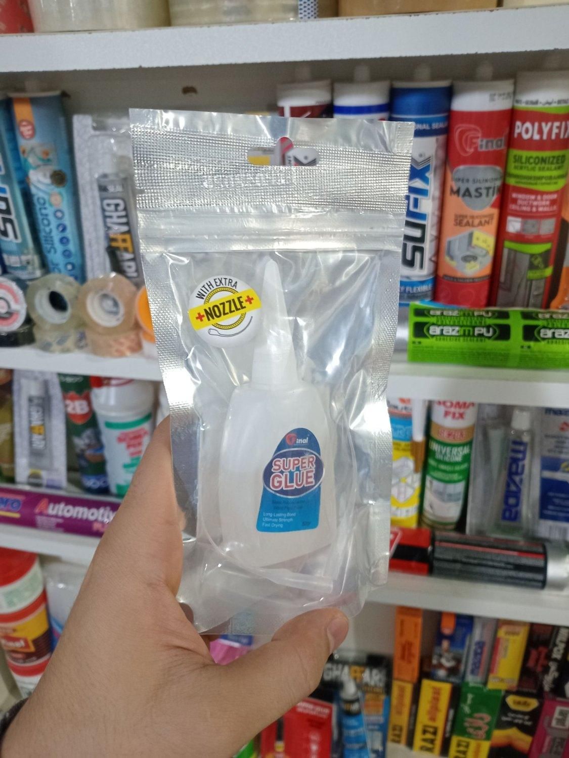چسب 123 فاینال 400 بنر سوپر گلو نواری پهن سایلت 90|عمده‌فروشی|تهران, اتحاد|دیوار