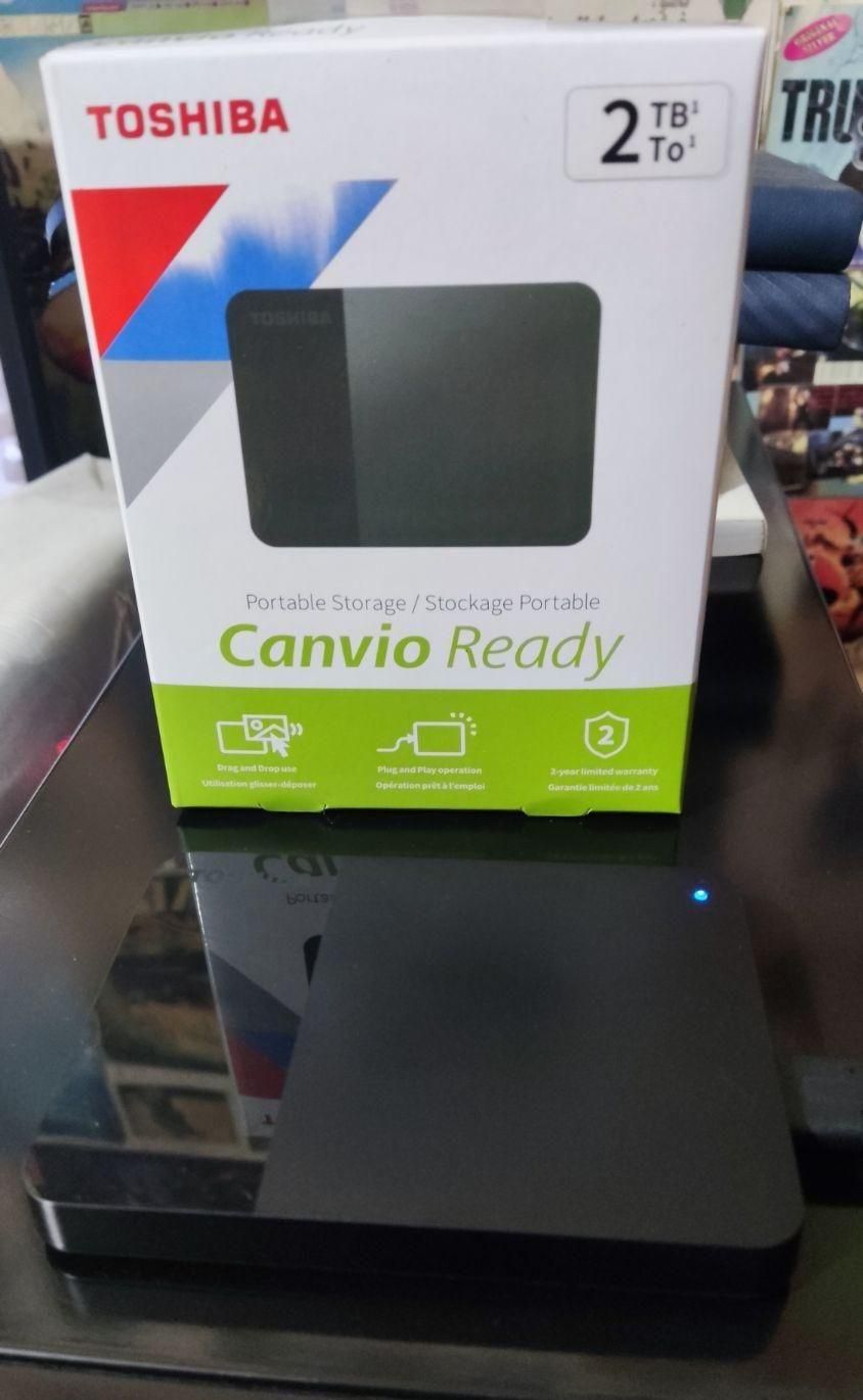 هارد اکسترنال توشیبا ۲ ترابایت مدل canvio ready|قطعات و لوازم جانبی رایانه|اهواز, کمپلو جنوبی|دیوار
