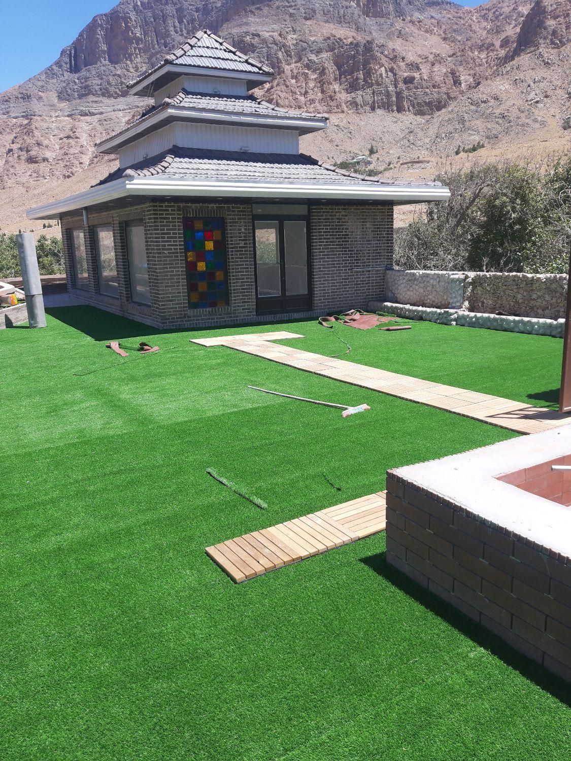 پخش چمن مصنوعی و فنس برگ ریحون|مصالح و تجهیزات ساختمان|یزد, |دیوار