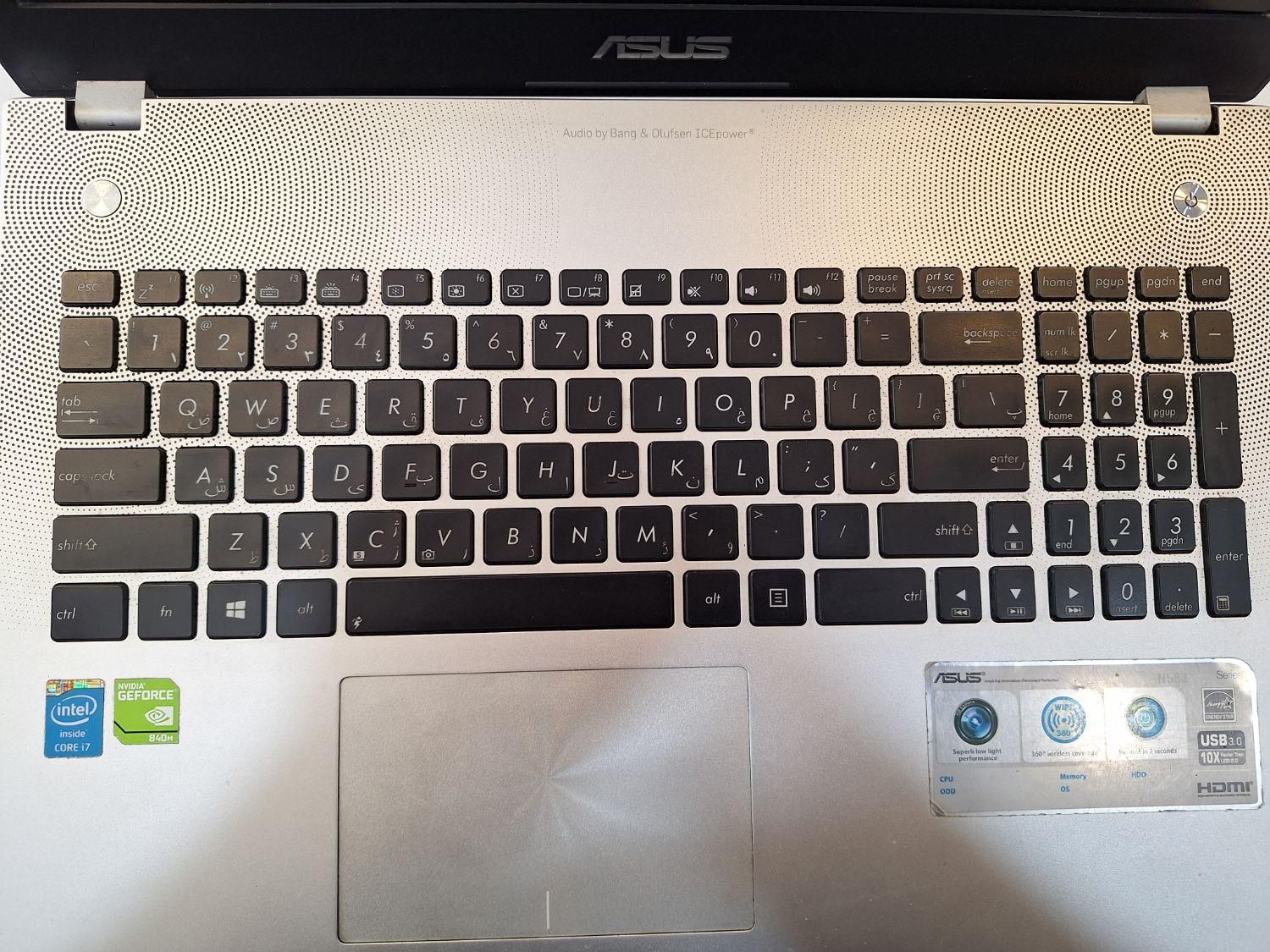 لپ تاپ asus مدل N56j|رایانه همراه|تهران, جوانمرد قصاب|دیوار