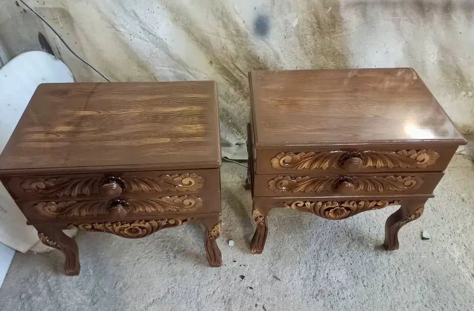 سرویس خواب سلطنتی با کنده کاری دست دونفره بدون کفی|تخت و سرویس خواب|تهران, شهرک گلها (تهرانسر)|دیوار