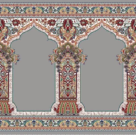 سجاده بدون مهراب وسط رنگبندی زیبا|فرش|ری, شهید غیوری (ابن باویه)|دیوار