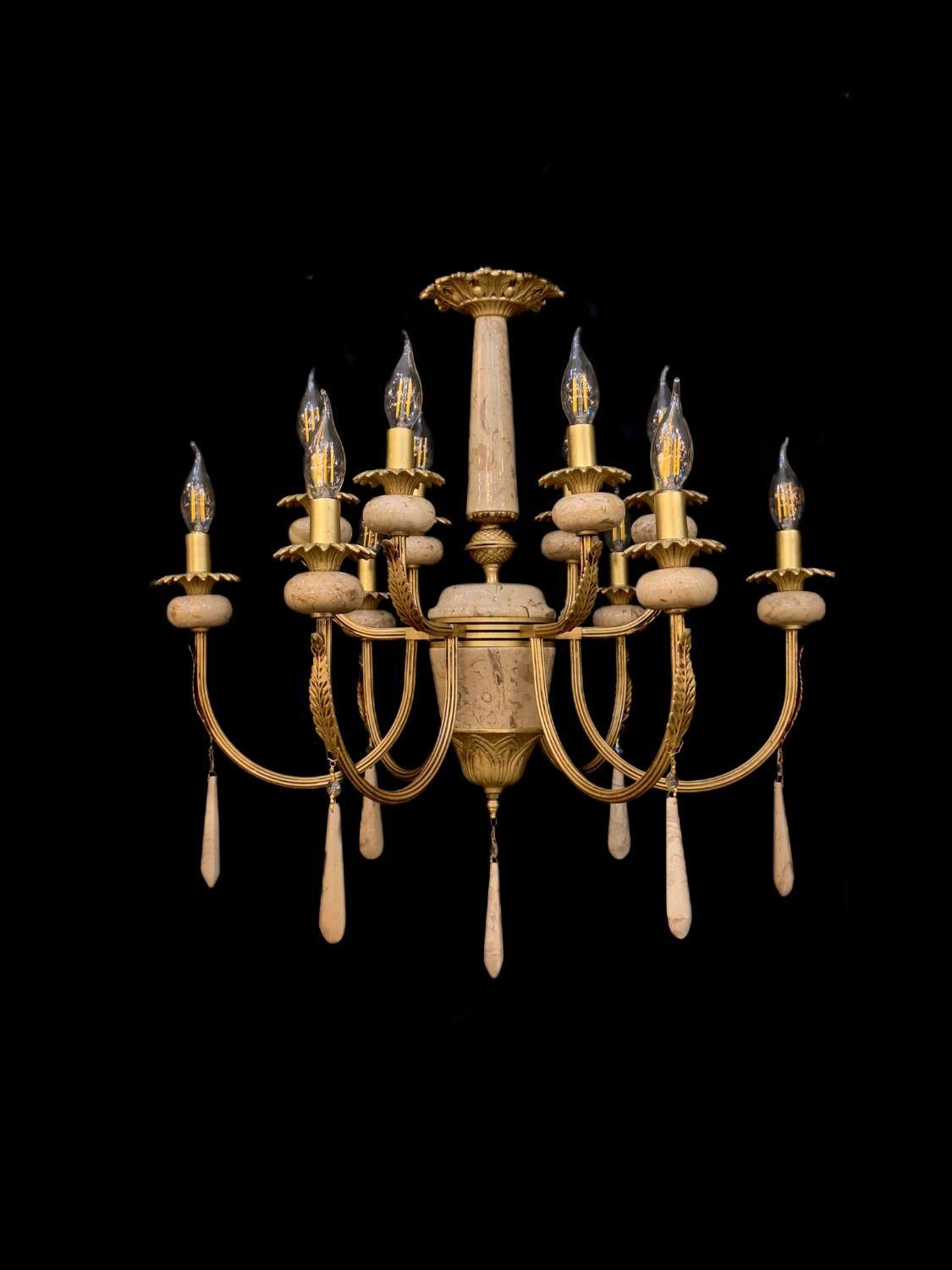 لوستر سنگی ویشکا جدید|لوستر و چراغ آویز|کرج, ساسانی (قلمستان)|دیوار