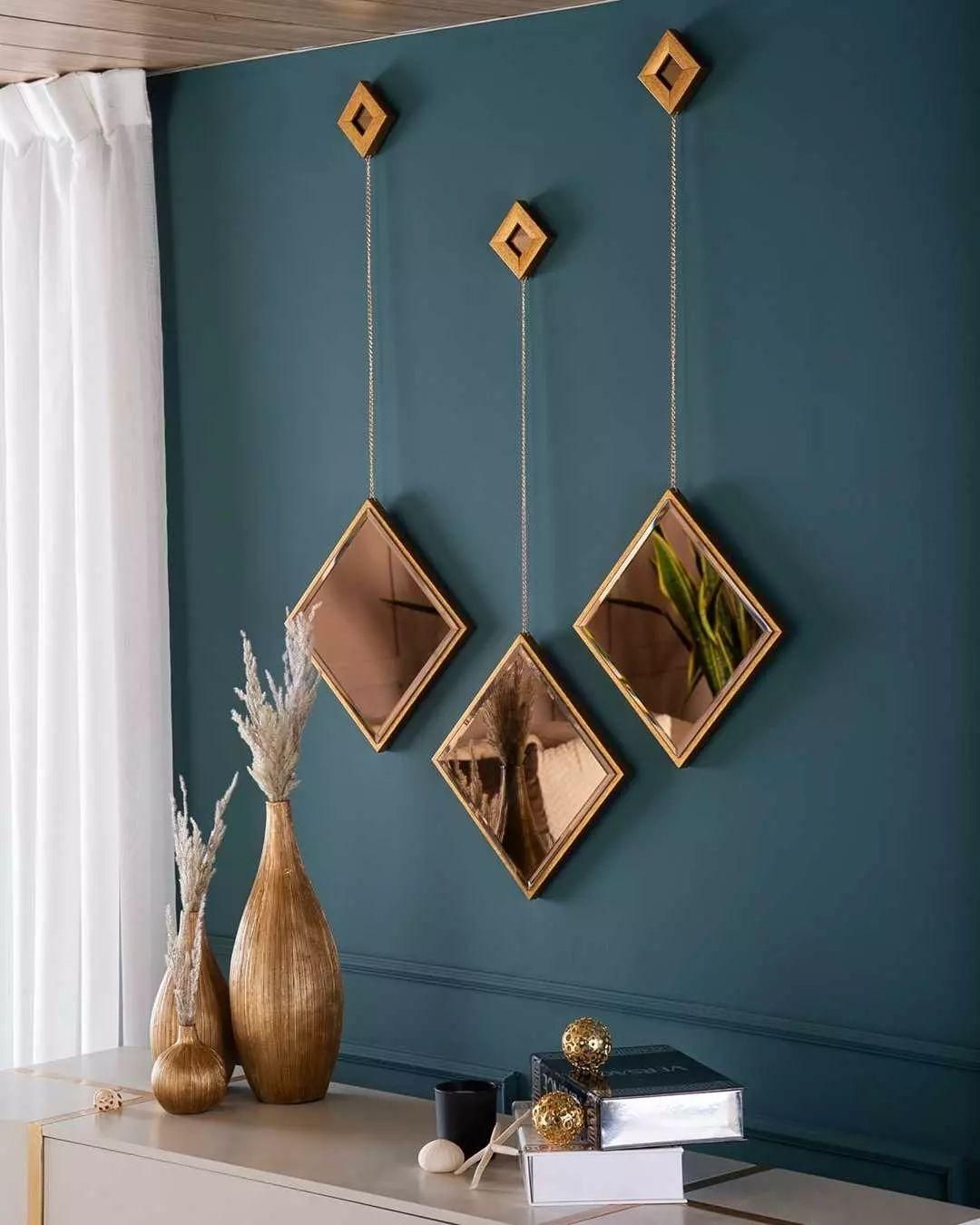 اینه های تک و سه تایی و پنج تایی|آینه|شیراز, نصر|دیوار