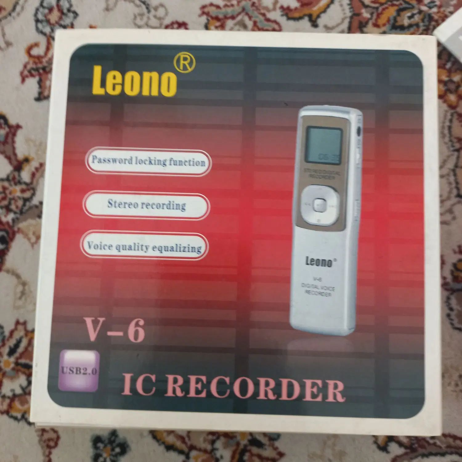 ویس ریکوردر leono مدل v-6|صوتی و تصویری|کرج, دهقان ویلا|دیوار