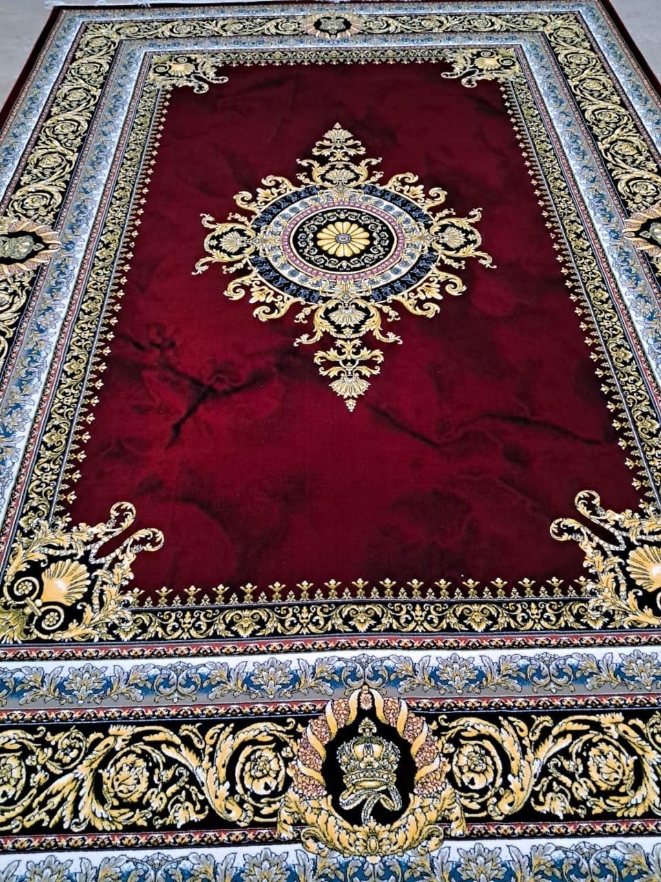 فرش طرح طلاکوب زمینه قرمز1200شانه با ضمانت12ساله|فرش|شیراز, عادل آباد|دیوار