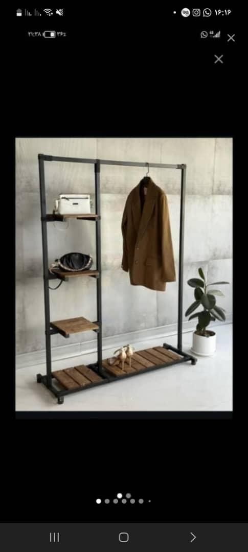 طرح چوب بند رخت رگال خور کد ۳۴|بندرخت و رخت‌آویز|تهران, نعمت‌آباد|دیوار