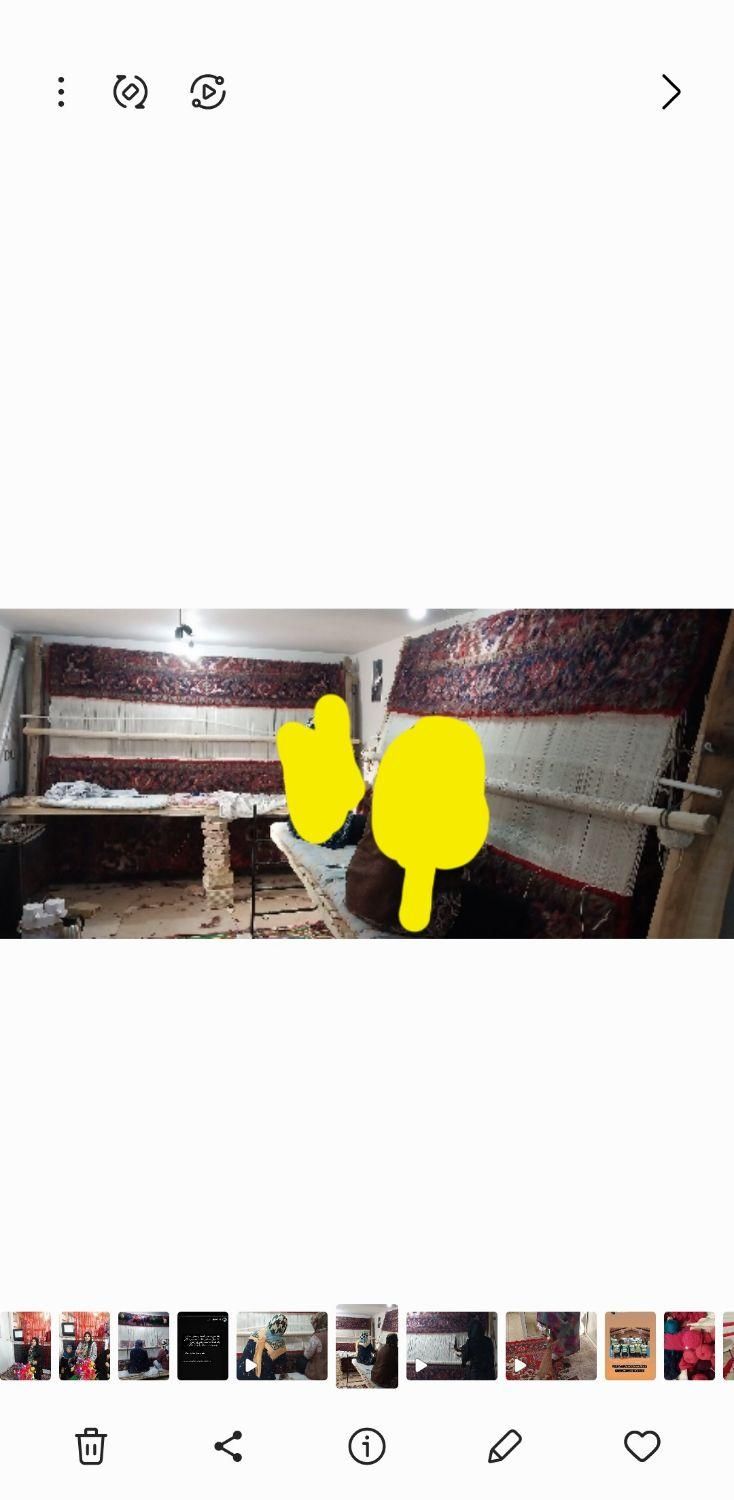 دار قالی چوبی|ابزارآلات|اهر, |دیوار