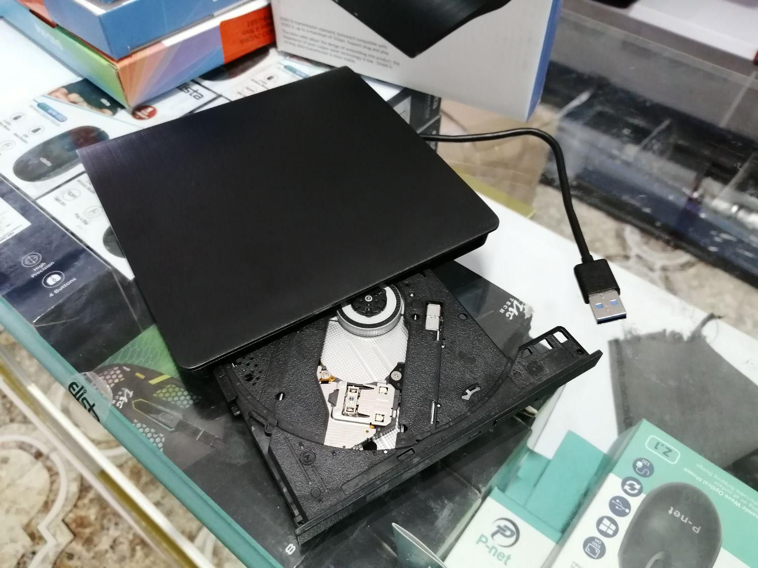 دی وی دی رایتر اکسترنال با کابل USB3|قطعات و لوازم جانبی رایانه|سراوان, |دیوار