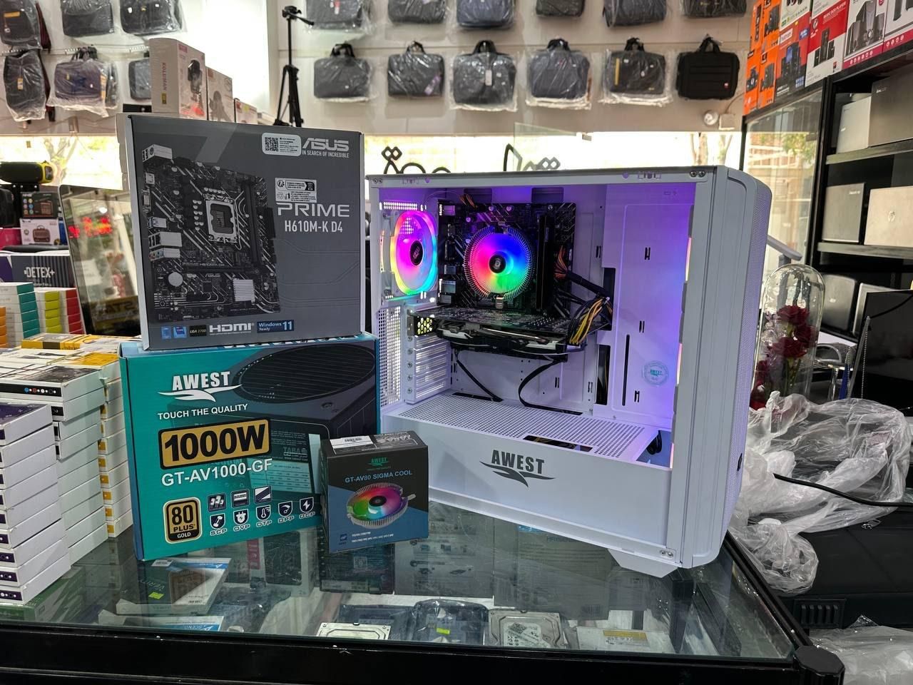 کامپیوتر گیمینگ i5 نسل۱۲ رم ۳۲ گرافیک RX580|رایانه رومیزی|کرمان, |دیوار