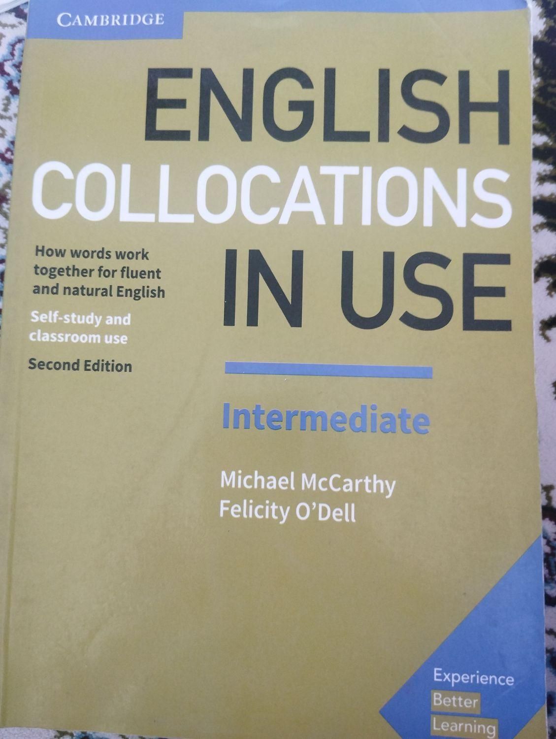 English Collocation in use|کتاب و مجله آموزشی|اصفهان, شیخ طوسی|دیوار