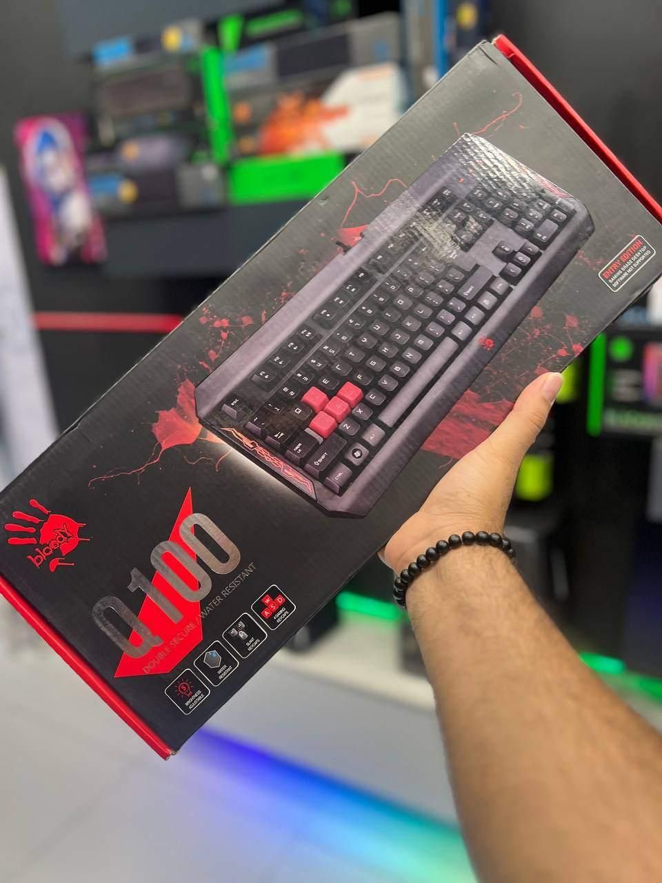 کیبورد مکانیکال bloody a4tech گیمینگ|قطعات و لوازم جانبی رایانه|تهران, ونک|دیوار