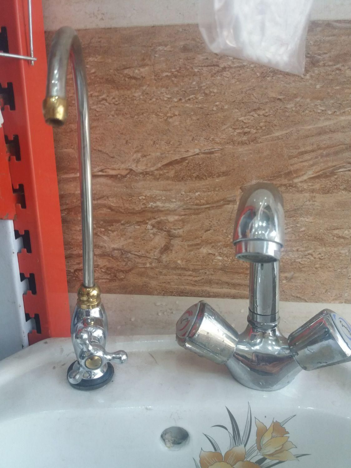 شیر آب تسویه و شیر روشوی|لوازم سرویس بهداشتی|اهواز, یوسفی|دیوار