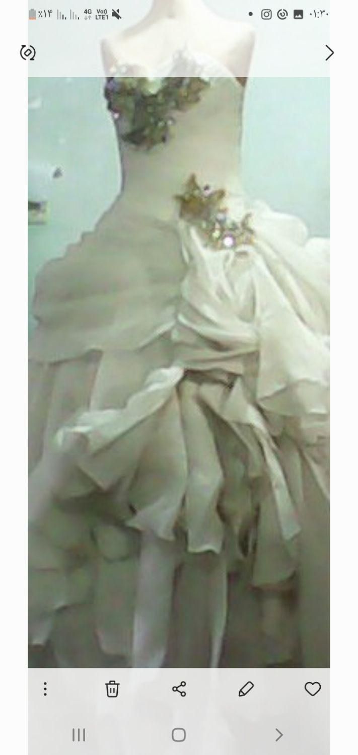 ۳تالباس عروس در حد نو/حریر دکلته|لباس|کرمانشاه, |دیوار