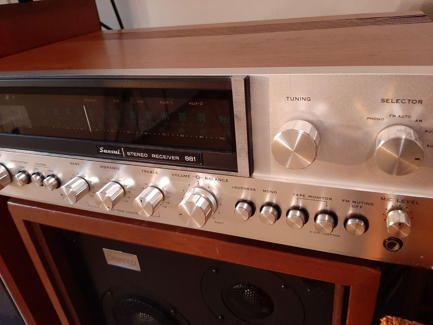 Sansui 881 Amp receiver|سیستم صوتی خانگی|تهران, مهران (سیدخندان)|دیوار